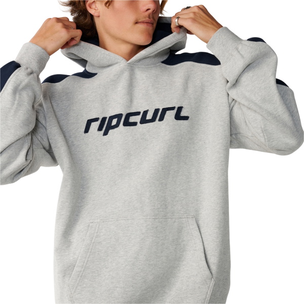 2026 Rip Curl Mens Archive Panel Hoodie 0CHMFL - Grey Marle